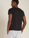 Men's Black V-Neck T-Shirt Boody