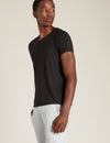 Men's Black V-Neck T-Shirt Boody