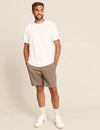 Men's White Classic Crew Neck T-Shirt Boody