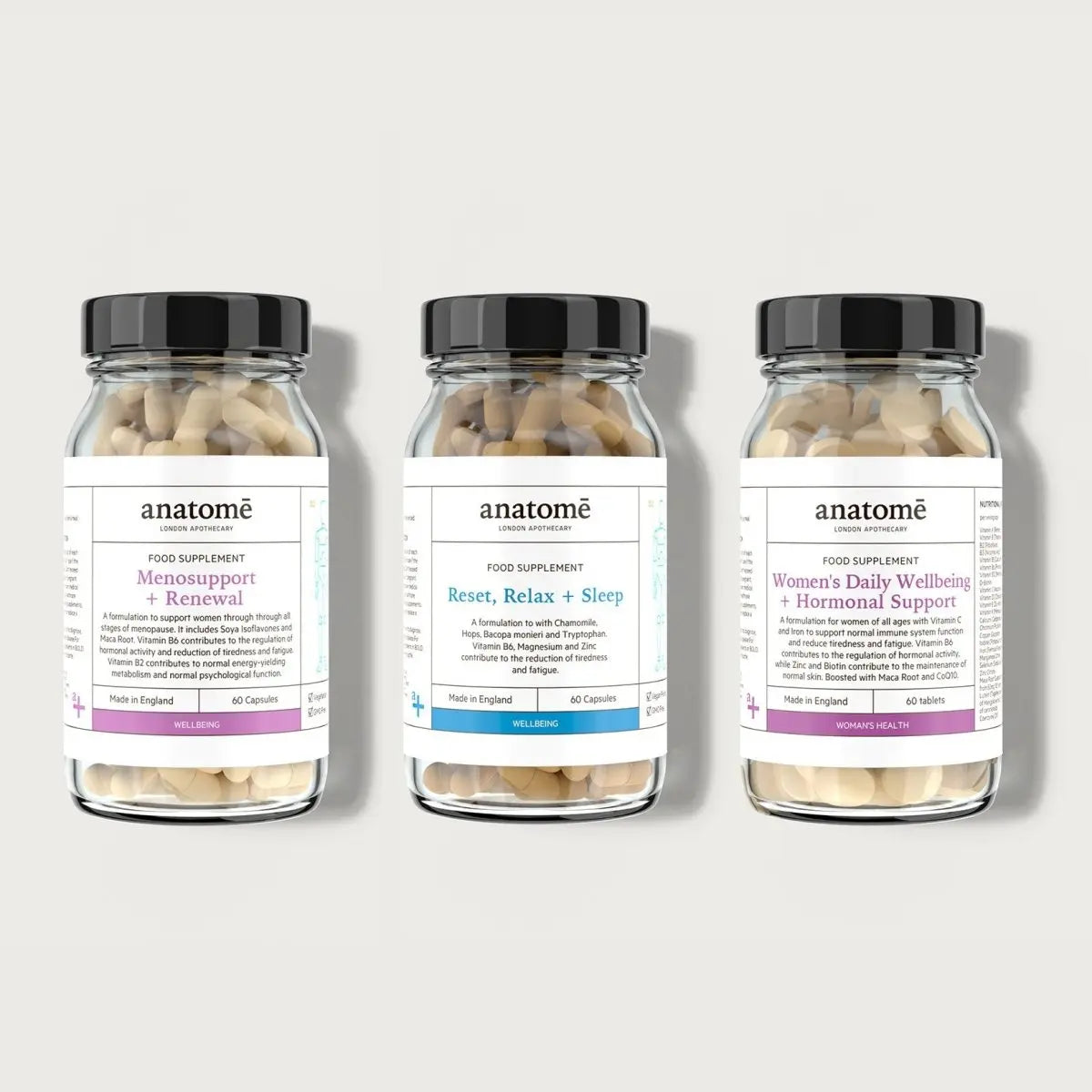 Menopause, Sleep & Wellbeing Trio anatomē