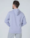 Mens Organic Cotton Relaxed-Fit Hoodie in Aloe Green hewn.