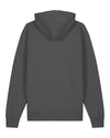 Mens Organic Cotton Relaxed-Fit Hoodie in Anthracite hewn.