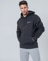 Mens Organic Cotton Relaxed-Fit Hoodie in Clay Brown hewn.