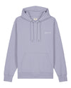 Mens Organic Cotton Relaxed-Fit Hoodie in Lavender hewn.