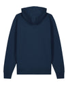 Mens Organic Cotton Relaxed-Fit Hoodie in Midnight Navy hewn.