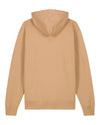 Mens Organic Cotton Relaxed-Fit Hoodie in Sand hewn.