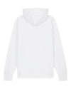 Mens Organic Cotton Relaxed-Fit Hoodie in Snow White hewn.