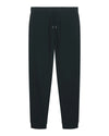 Mens Organic Cotton Relaxed-Fit Joggers in Jet Black hewn.