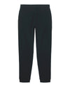 Mens Organic Cotton Relaxed-Fit Joggers in Jet Black hewn.