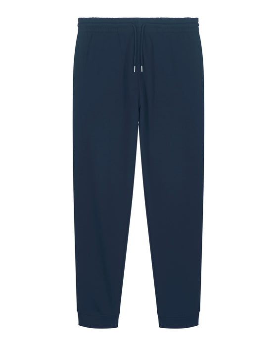 Mens Organic Cotton Relaxed-Fit Joggers in Midnight Navy hewn.