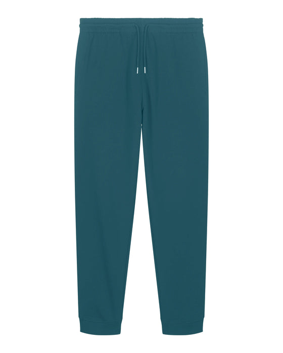 Mens Organic Cotton Relaxed-Fit Joggers in Ocean Blue hewn.