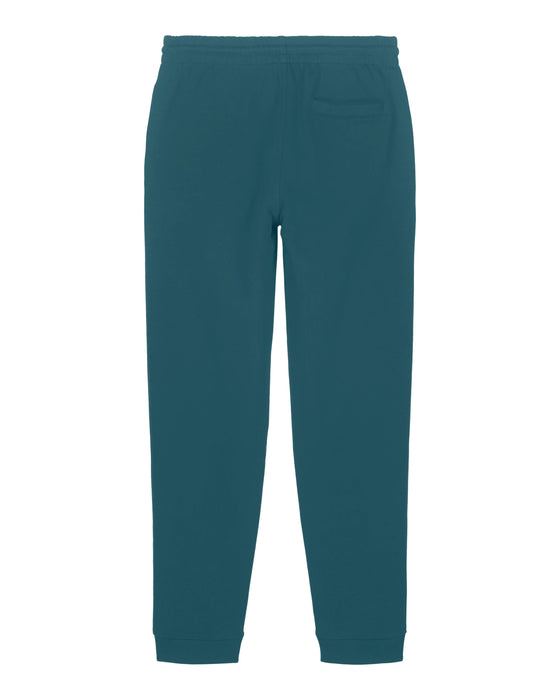 Mens Organic Cotton Relaxed-Fit Joggers in Ocean Blue hewn.