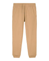 Mens Organic Cotton Relaxed-Fit Joggers in Sand hewn.