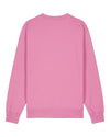 Mens Organic Cotton Relaxed-Fit Sweatshirt in Azalea Pink hewn.