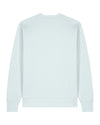 Mens Organic Cotton Relaxed-Fit Sweatshirt in Blue Ice hewn.