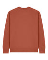 Mens Organic Cotton Relaxed-Fit Sweatshirt in Clay Brown hewn.