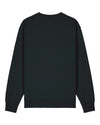 Mens Organic Cotton Relaxed-Fit Sweatshirt in Jet Black hewn.