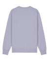 Mens Organic Cotton Relaxed-Fit Sweatshirt in Lavender hewn.