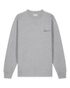 Mens Organic Cotton Relaxed-Fit Sweatshirt in Rock Grey Marl hewn.