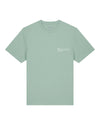 Mens Organic Cotton Relaxed-Fit T-Shirt in Aloe Green hewn.