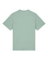 Mens Organic Cotton Relaxed-Fit T-Shirt in Aloe Green hewn.