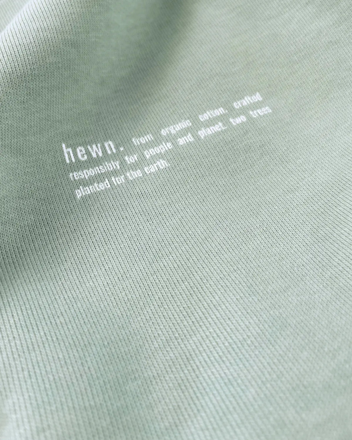 Mens Organic Cotton Relaxed-Fit T-Shirt in Aloe Green hewn.