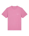 Mens Organic Cotton Relaxed-Fit T-Shirt in Azalea Pink hewn.