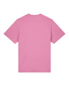 Mens Organic Cotton Relaxed-Fit T-Shirt in Azalea Pink hewn.