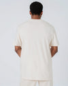 Mens Organic Cotton Relaxed-Fit T-Shirt in Azalea Pink hewn.