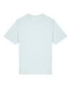 Mens Organic Cotton Relaxed-Fit T-Shirt in Blue Ice hewn.