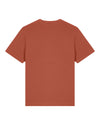 Mens Organic Cotton Relaxed-Fit T-Shirt in Clay Brown hewn.