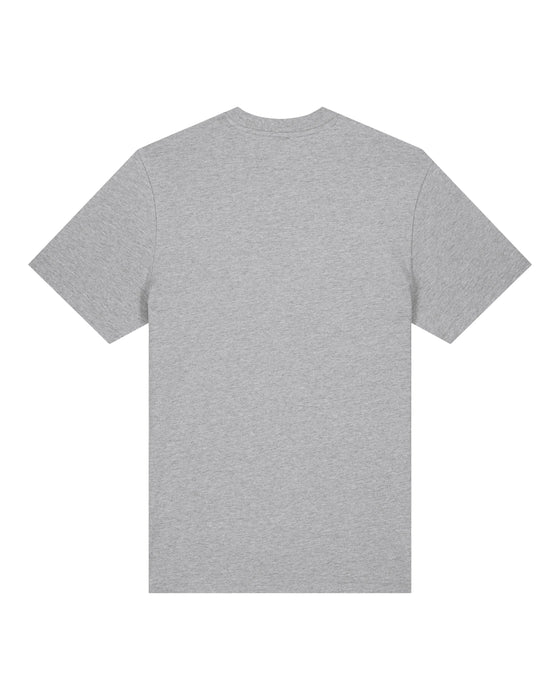 Mens Organic Cotton Relaxed-Fit T-Shirt in Rock Grey Marl hewn.