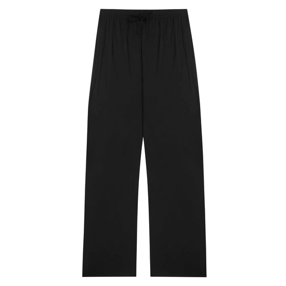 Mens Relaxed Bamboo Pyjama in Black Made Wright London