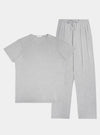 Mens Relaxed Bamboo Pyjama in Grey Made Wright London