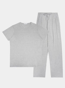  Mens Relaxed Bamboo Pyjama in Grey Made Wright London