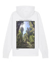 Mens Relaxed-Fit White Hoodie With California Back-Print hewn.