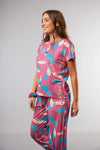 Miami Vice Alpacas T-Shirt Pyjama Trouser Set Cosy Collective