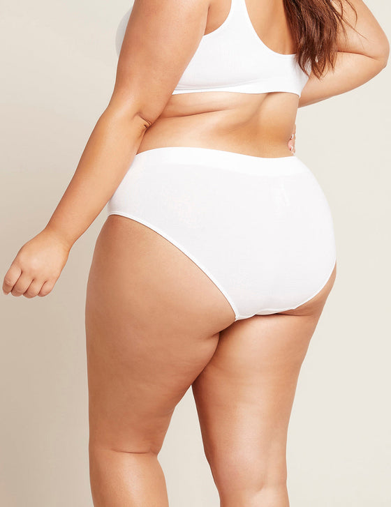 White Midi Briefs Boody