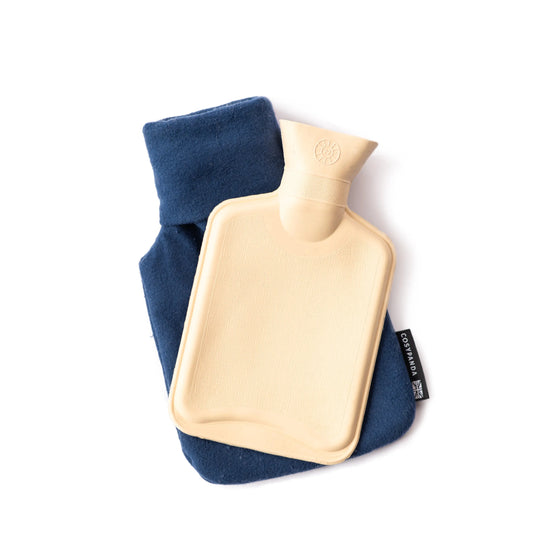 Midnight Blue Cotton 1L Hot Water Bottle CosyPanda