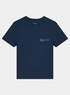 Midnight Navy Blue Women's Organic Cotton Fitted T-Shirt hewn.