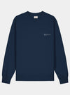 Midnight Navy Women's Organic Cotton Relaxed-Fit Sweatshirt hewn.