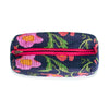 Midnight Sweetpea Cotton Wash Bag inara