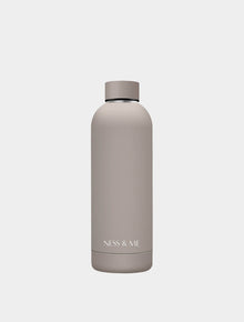  Matte Milk Tea 500ml Stainless Steel Water Bottle NESS & ME