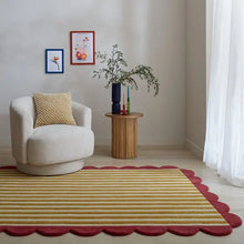  Milo Scallop Wool Rug Dunelm