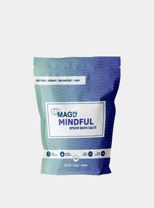  Mindful Epsom Bath Salts With Sweet Basil, Bergamot, Pink Grapefruit & Lemon 1kg MAG12