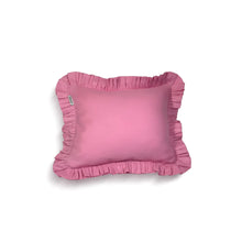  Mini Cotton Ruffled Pillowcase, Bubblegum Pink Snooozeworld