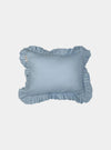 Mini Cotton Ruffled Pillowcase, Butterfly Blue Snooozeworld