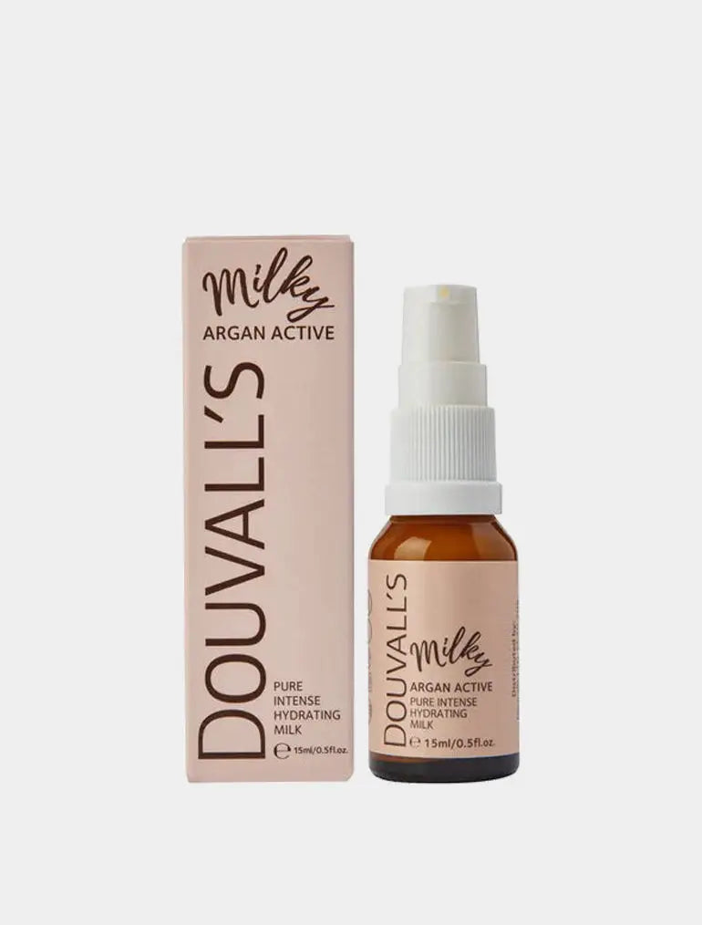 Mini Milky Argan Active Moisturiser 15ml | Deep Hydration and Skin Rejuvenation Douvalls Beauty