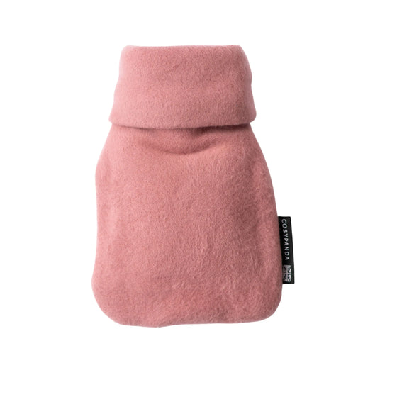 Mini Pink Organic Cotton Hot Water Bottle CosyPanda