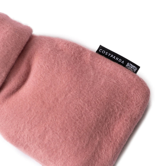 Mini Pink Organic Cotton Hot Water Bottle CosyPanda